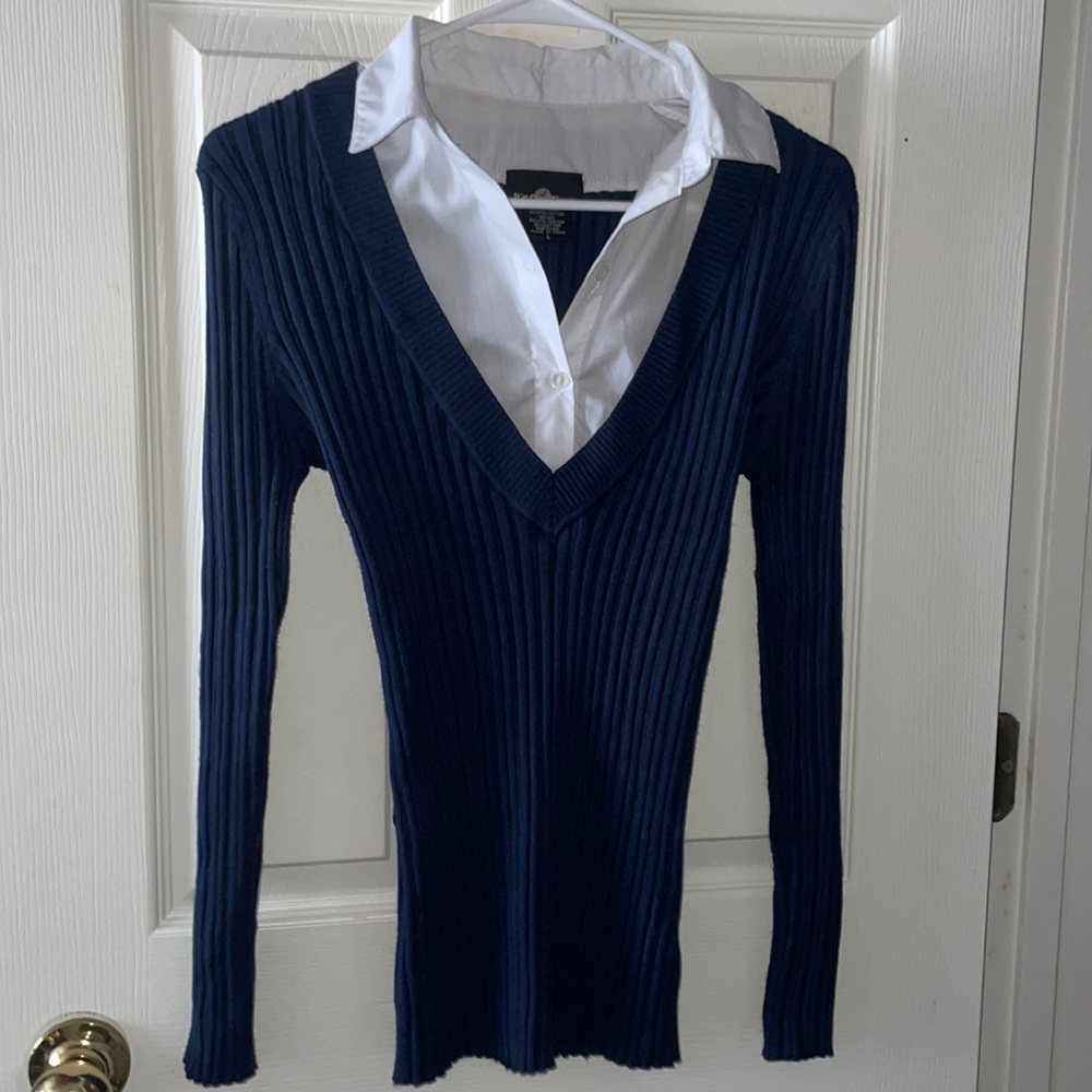 Navy blue sweater